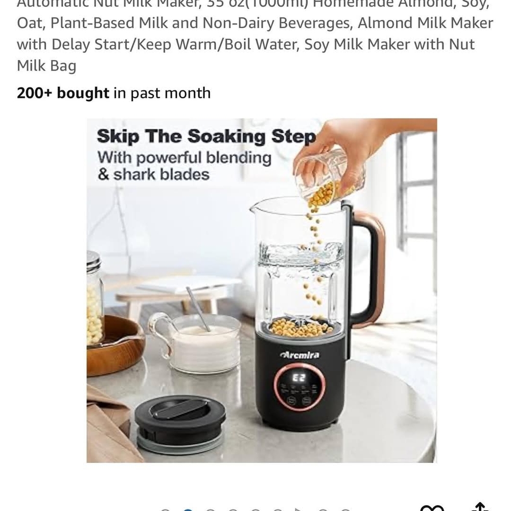 Arcmira Automatic Nut Milk Maker